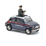 Busch 48738 - H0 - Fiat 500 Carabinieri mit Polizisten